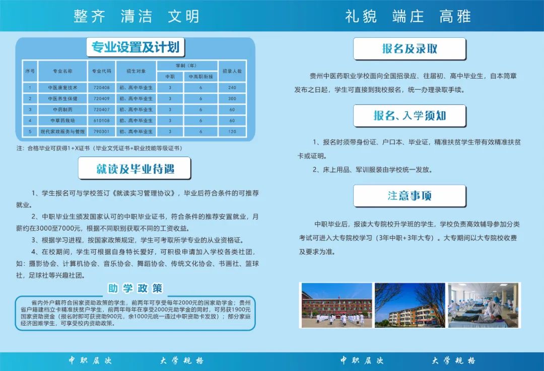 2022年贵州中医药职业学校招生简章