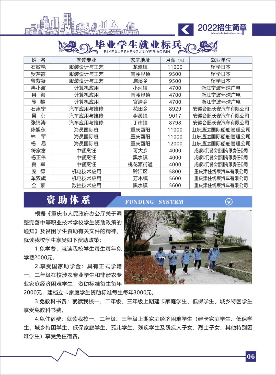 重庆市酉阳职业教育中心2022年招生简章