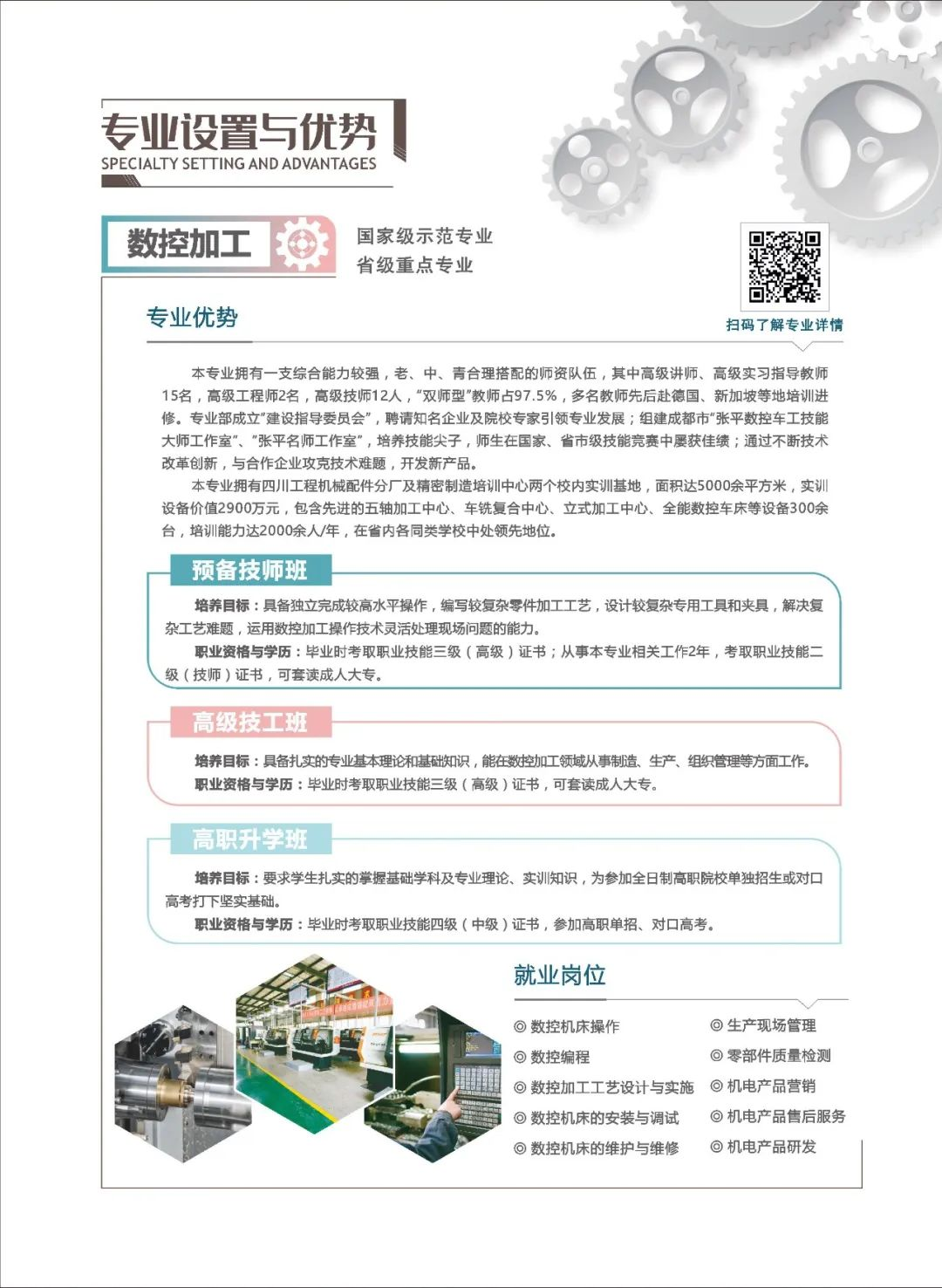 成都市机械高级技工学校2022年招生简章