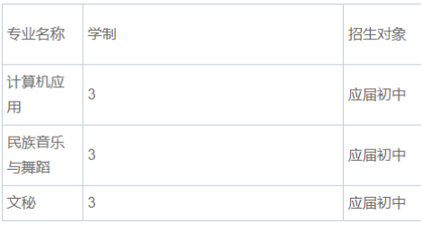 湖南省怀化市民族科技中专学校有什么专业 ？