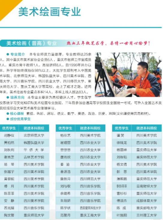 2023年重庆市龙门浩职业中学校招生简章